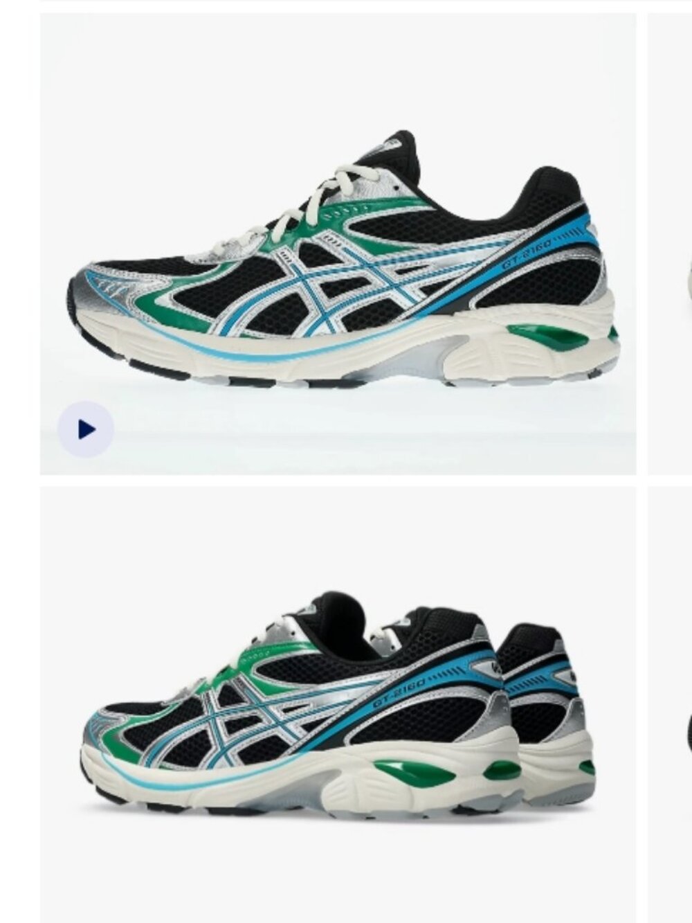 ASICS Atmos  GT 2160 Black Morpho  Ultimate Dad Sneaker Men's size 10.5